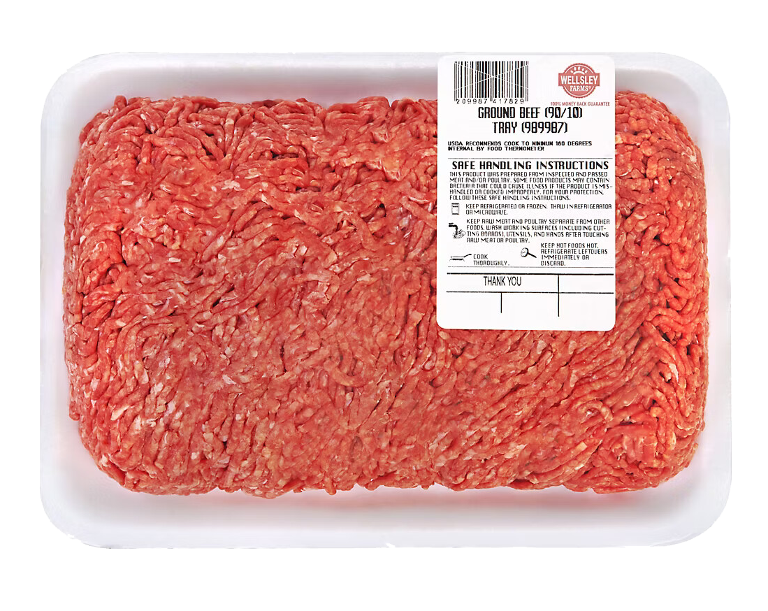 90% Lean Ground Beef, 4 lbs.